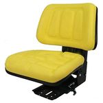 Yellow Tractor Suspension Seat Fits John Deere 5200 5210 5300 5310 5510