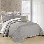 Home Soft Things Damask 4 Piece Bed
