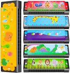 6 Styles Harmonica for Kids, Lightweight Cartoon Harmonica with Double Row of 16 Holes, Christmas Gift Harmonica for Toddler Kids Adult Beginners Musical Instrument Toy