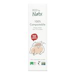 Eco by Naty Ecological Disposable Bags - Baby Nappy Sacks, 100% Compostable and Biodegradable (Pack of 50 pieces)