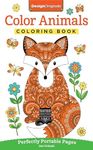 Color Animals Coloring Book: Perfectly Portable Pages (On-the-Go! Coloring Book) (Design Originals) Extra-Thick High-Quality Perforated Pages in Convenient 5x8 Size Easy to Take Along Everywhere