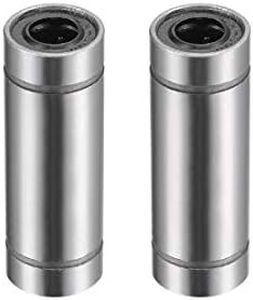 uxcell 6mm Linear Ball Bearings LM6UU Extra Long LM6LUU, 6mm Bore, 12mm OD, 35mm Length 2pcs