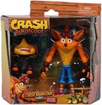 Bandai Deluxe Edition Crash Bandicoot Action Figure | 16.5cm Crash Bandicoot Toy With 16 Points Of Articulation And Accessories | Collectable Figures For A Crash Bandicoot Merchandise Collection