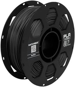 HATCHBOX Black PLA 3D Printer Filament 1KG