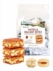 Zorrer Dates and Walnut Cake 16oz, Red Date Walnut Bars, Soft Jujube Bites with Only Jujube & Walnuts, No Added Sugar, Preservative-Free, Individually Packaged, Healthy Energy Snacks