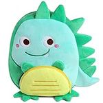 VASCHY Small Plush Backpack for Little Kids Boys Girls, 145-Dinosaur, Taille unique