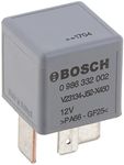 Bosch 0986332002 Mini Relay 12V 70A, IP5K4, Operating Temperature from -40 Degree to 85 Degree C, 4 Pin Relay