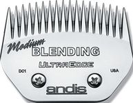 Andis Carbon-Infused Steel UltraEdge Blending Dog Clipper Blade, Medium, 1/16-Inch Cut Length (64330)