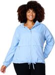 Free Country Women's Plus Size Outland Windshear Jacket Cloud 2X