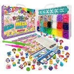 Rainbow Loom Bandai Loomi-Pal Mega Combo​ Jewellery Maker Crafts | DIY Bracelet Maker | Rubber Loom Bands Packets | Loom Bands Kit for Boys and Girls | Loom Band Accessories with Charms and Beads