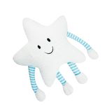 BESTIES Fibre Filled Stuffed Star Soft Toy Pillow with Arm & Leg for Baby of Plush Hugging Pillow Soft Toy for Kids Boy Girl Birthday Gift (White)