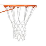 Basketball Net Heavy Duty Basketball Sports Net All Weather Replacement Nets Basketball Backboard Accessories for Standard Rim Hoop Outdoor Indoor (White)