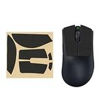 kwmobile Mouse Grip Tape Compatible with Razer DeathAdder V3 Pro Grip Tape - Non-Slip Faux Leather - Black