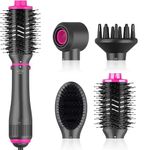 SevenPanda Hair Dryer Brush Blow Dry Hair Brush 4 in 1 Hair Styling Appliances Set with Hairdryer Brush, Hot Air Brush, Hair Diffuser, Hot Brush Suitable for All Hair Types, Ionic Care Frizz-Free