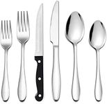 LIANYU 36-Piece Silverware Set with