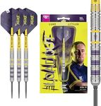 TARGET Darts Luke Littler Loadout 90% Tungsten Steel Tip Darts Set – 23G Steel Tip Dart, The Nuke Player Edition Dart Set, Swiss Point Darts, SP Tool Included