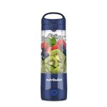 nutribullet Portable Blender in Navy - Powerful Extractor Blade, 475ml Cup, To-Go Lid, USB-C Charging Cable & User Guide - Delivers 15+ Blending Cycles - Healthy Shakes On The Move