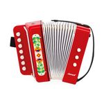 Janod - Gioia Accordion - Children’s Musical Instrument - Pretend Play Musical-Awakening Toy - With a Support Strap - 3 Years +, J07654