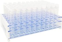 50Pcs Clear Plastic Test Tubes with