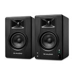 M-Audio BX4BT 4.5" Studio Monitors & PC Speakers with Bluetooth for Recording and Multimedia with Music Production Software, 120W, Pair, black