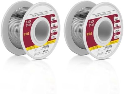 EukyPlace Solder Wire Sn60/Pb40, 1.00mm (2×50g) – Soldering Wire for Precision Circuit Boards, Electronics, Communication & Aviation – 190°C Melting Point, 340°C Working Temp