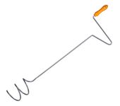 Tumbleweed Lightweight Stainless Steel Manual Rotating Aerator Soil Tiller for Outdoor Compost Bins