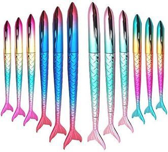 KKSJK 14 bolígrafos de gel de cola de pez creativos, para pintar y dibujar, para niñas, regalos para invitados, fiestas (tinta negra)