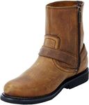 Harley-Davidson Men's Scout Harness Motorcycle Boot, Brown, 12 M US