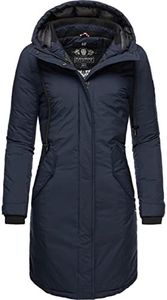 Navahoo Letiziaa Veste d'hiver Parka avec Capuche pour Dame Navy M