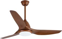 Fan With Chestnut Blades