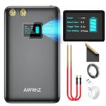 AWithZ Battery Spot Welder, 1.5 LCD Screen Recyclable 11000mAh Spot Welder, 99 Gears Adjustable Battery Welder, Mini Spot Welder for 18650 Battery (11000mAh)