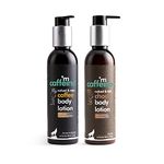 MCaffeine Day & Night Moisturizing Lotion Combo | Coffee Lotion for Day & Choco Lotion for Night | With Cocoa & Shea Butter | Pack of 2