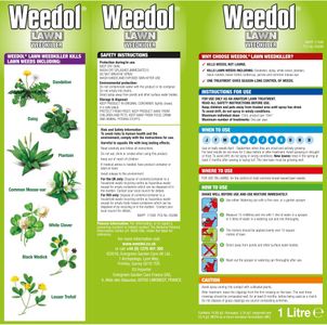 Weedol Lawn Weedkiller 1L – Liquid Weed Control for Lawns