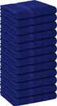 Utopia Towels Royal Blue Salon Towels, Pack of 12 (Not Bleach Proof, 16 x 27 Inches) Highly Absorbent Towels for Hand, Gym, Beauty, Hair, Spa, and Home Hair Care