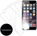 eTECH Collection 5 Pack of Crystal Clear Screen Protectors for Apple iPhone 6 4.7" (iPhone6 4.7 Inches Model) AT&T, T-Mobile, Sprint, Verizon - from USA