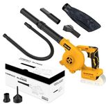 Cordless Leaf Blower for DEWALT 20V Max Battery, 2-in-1 Handle Electric Blower + Vacuum Cleaner, 6 Variable Speed Up to 180MPH, Electric Jobsite Air Blower with Brushless Motor (Battery Not Included)