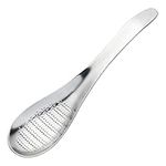 ISKYBOB Stainless Steel Garlic/Ginger Grater Grinder Zester Spoon