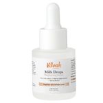 Vilvah Milk Drops Brightening Serum | Fades Dark Spots, Treats Hyperpigmentation & Evens Skin Tone | Hyaluronic Acid & Alpha Arbutin Serum for Women & Men | Suitable for All Skin Types | 20ml