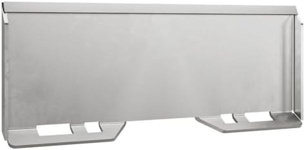 3/8 in Skid Steer Attachment Plate,Skid Steer Mount Plate, Quick Attachment Loader Plate Compatible with Bobcat & Kubota Loaders | Easy Weld or Bolt-On Design for Forks, Plows, Buckets