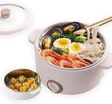 Electric Hot Pot with Steamer, 1.5L