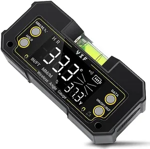 YIF Wireless Digital Angle Finder Tool with Dual Axis, Digital Level with Slope Percentage - Magnetic Angle Finder with Clear Display & Digital Protractor for Absolute & Relative Measurement