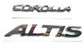 Spedy Monogram/Logo/Decals/Wraps/Sticker / 3D for Corolla ALTIS VVT-I G Model 2 PC Corolla & ALTIS Logo. Logosn506