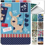 DuraSafe Cases for iPad 9.7 Inch 6th Gen / 5th Gen [iPad 6 iPad 5 ] A1893 A1822 A1954 MRJN2HN/A MR7G2HN/A Lightweight Smart Adjustable Stand Feature Printed Sleek Design Flip Case - Puppy Friend