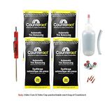 Counteract DIYK-10 Do It Yourself Tire/Wheel Balancing Beads Kit - Off -Road, Medium/Heavy Duty Truck Tires, (4) 10oz DIY Bead Bags, (4) Valve Caps and Cores, (1) Core Remover, Injector Bottle