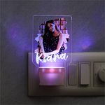 Gifteee Photo & Name Plaque with Lights | Personalized/Customized Name & Photo Gift | Size 3 X 4 Inches, Material: Acrylic