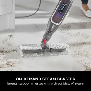 Shark Klik n' Flip Steam Mop – Grey Floor Cleaner