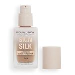 Makeup Revolution, Skin Silk Serum Foundation, Light to Medium Coverage, Contains Hyaluronic Acid, F12.5, 23ml