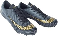 Track Shoes Men’s Track Spikes Shoes, Track Spikes Men, Track and Field Shoes for Sprinting, Track Cleats for Kids Boys Youth, Black, 7.5