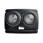 In Phase USW12 Car Audio 600W 12" Underseat Ultra Slim Compact Active Subwoofer System, Die-Cast Aluminium