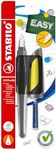 Ergonomic School Fountain Pen - STABILO EASYbuddy - Left Handed - Black/Lime